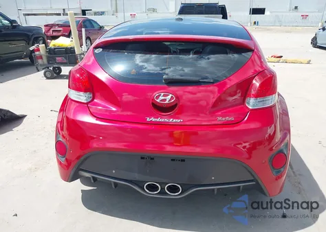 2016 Hyundai Veloster Turbo из США, поврежденный, VIN KMHTC6AE2GU284280